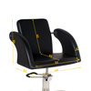 Парикмахерское кресло Омега (гидравлика + квадрат)